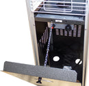 AZ Patio Heaters Glass Tube Patio Heater in Hammered Bronze / Silver / Black