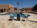 AZ Patio Heaters Glass Tube Patio Heater in Hammered Bronze / Silver / Black