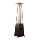 AZ Patio Heaters Glass Tube Patio Heater in Hammered Bronze / Silver / Black