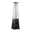 AZ Patio Heaters Glass Tube Patio Heater in Hammered Bronze / Silver / Black