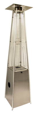AZ Patio Heaters Glass Tube Patio Heater in Stainless Steel