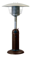 AZ Patio Heaters Table Top Patio Heater in Hammered Silver / Bronze