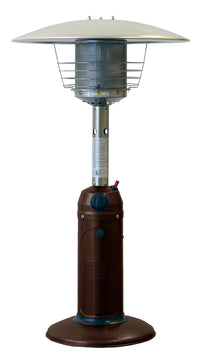 AZ Patio Heaters Table Top Patio Heater in Hammered Silver / Bronze