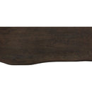 Sunpan Lewis Desk Grey / Dark Brown
