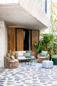 Cane-LIne Nest 2-Seater Sofa OUTDOOR With Cane-Line Natte Cushions