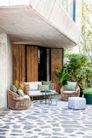 Cane-Line Nest 3-Seater Sofa OUTDOOR With Cane-Line Natte Cushions