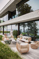 Cane-Line Nest 3-Seater Sofa OUTDOOR With Cane-Line Natte Cushions