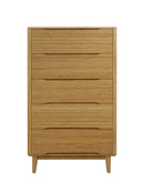 Greenington Currant Five Drawer High Chest Caramelized / Oiled Walnut