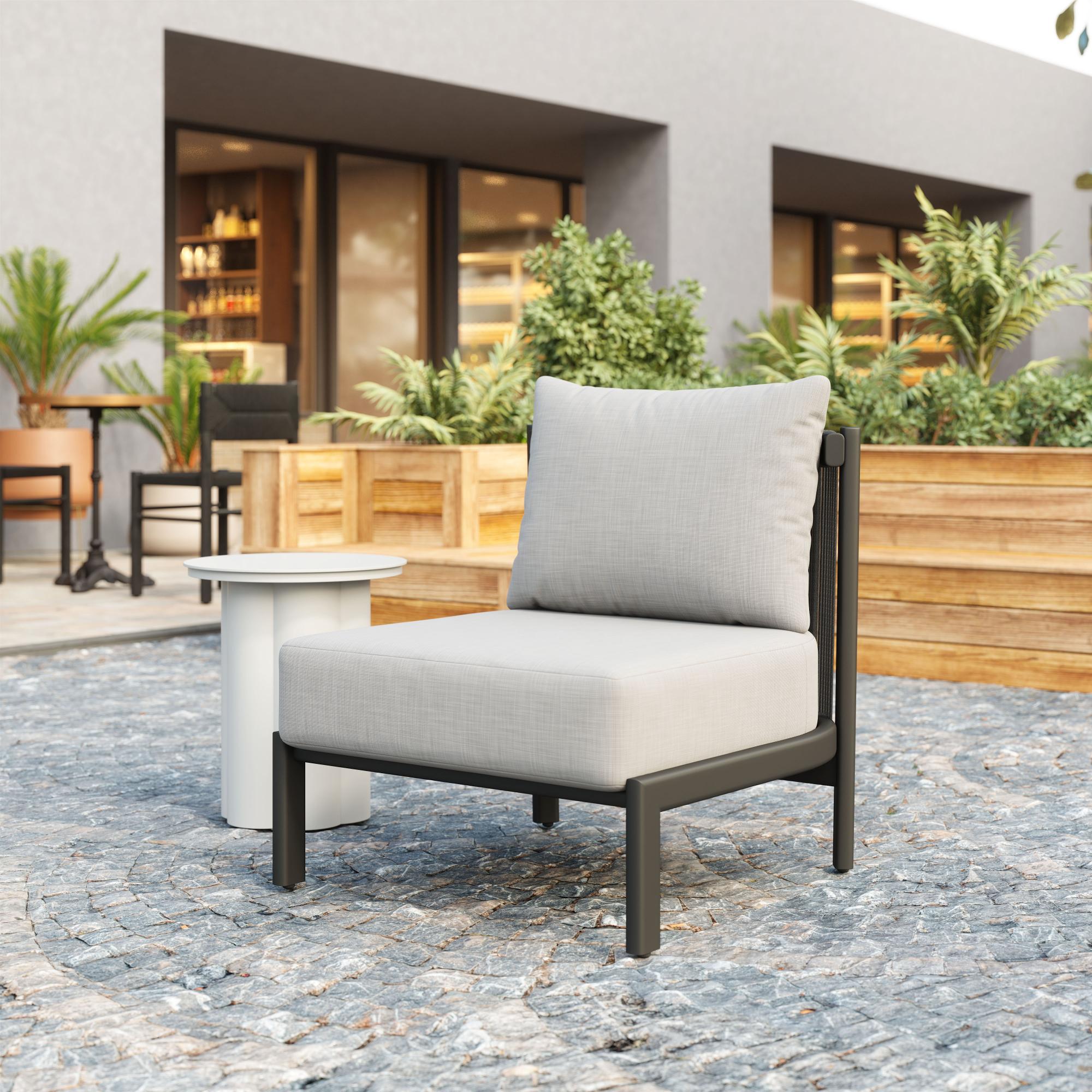 Zuo Modern Horizon Accent Chair in Gray