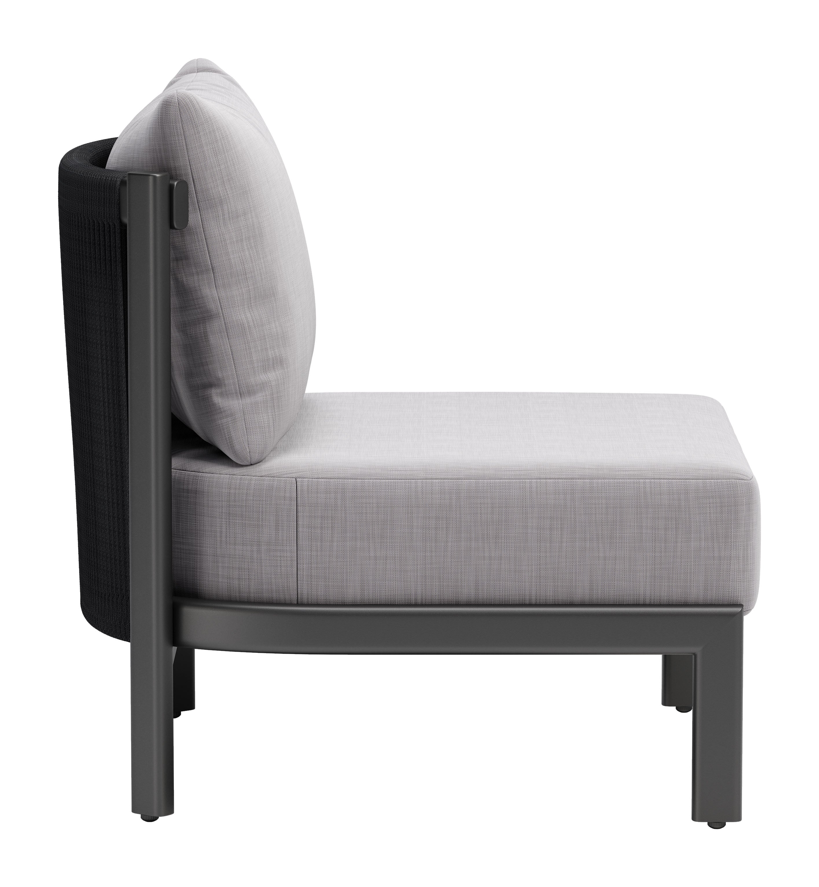 Zuo Modern Horizon Accent Chair in Gray