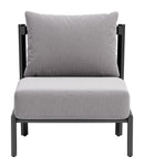 Zuo Modern Horizon Accent Chair in Gray