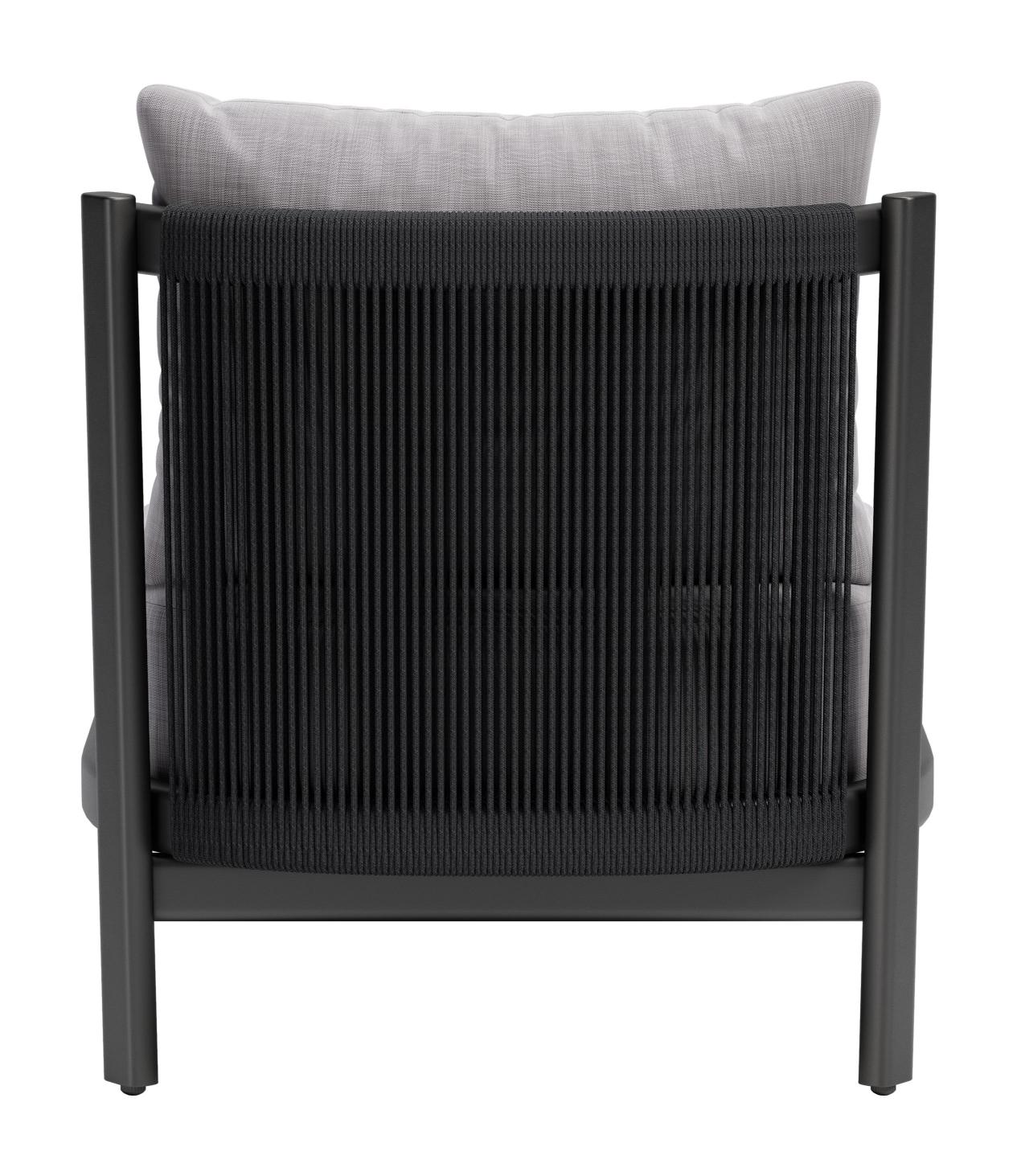 Zuo Modern Horizon Accent Chair in Gray