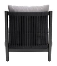 Zuo Modern Horizon Accent Chair in Gray