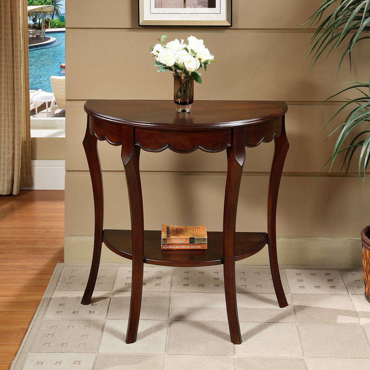 All Things Cedar Flower Display Table