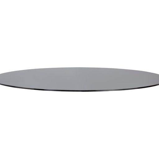 Sunpan Glass Dining Table Top Round Clear / Smoke Grey in 59''