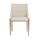 Sunpan Dionne Dining Chair in Monument Oatmeal / Monument Pebble