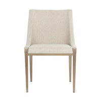 Sunpan Dionne Dining Chair in Monument Oatmeal / Monument Pebble