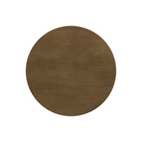 Sunpan Diaz End Table in Grey-Wood Grain Brown / Marble-Look Antique Brass