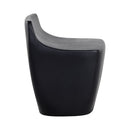 Sunpan Ledger Stool in Ash Grey Wood Look / Black / White