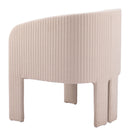 Zuo Modern Hull Accent Chair in Slate Gray/Beige