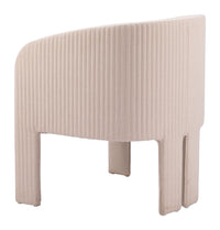 Zuo Modern Hull Accent Chair in Slate Gray/Beige