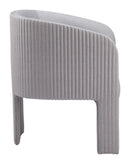 Zuo Modern Hull Accent Chair in Slate Gray/Beige