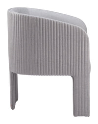 Zuo Modern Hull Accent Chair in Slate Gray/Beige