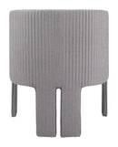 Zuo Modern Hull Accent Chair in Slate Gray/Beige