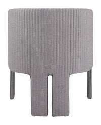 Zuo Modern Hull Accent Chair in Slate Gray/Beige
