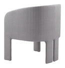 Zuo Modern Hull Accent Chair in Slate Gray/Beige