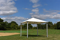 Bambrella Hurricane Alize 3.4m Square Aluminum Pavilion Umbrella