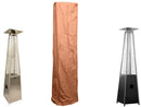 AZ Patio Heaters Square Glass Tube Patio Heater Cover in Black / Mocha / Paprika