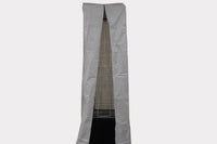 AZ Patio Heaters Square Glass Tube Patio Heater Cover in Silver / Tan