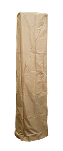 AZ Patio Heaters Square Glass Tube Patio Heater Cover in Silver / Tan