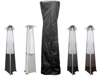 AZ Patio Heaters Triangle Glass Tube Patio Heater Cover in Black / Mocha