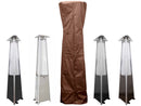 AZ Patio Heaters Triangle Glass Tube Patio Heater Cover in Black / Mocha