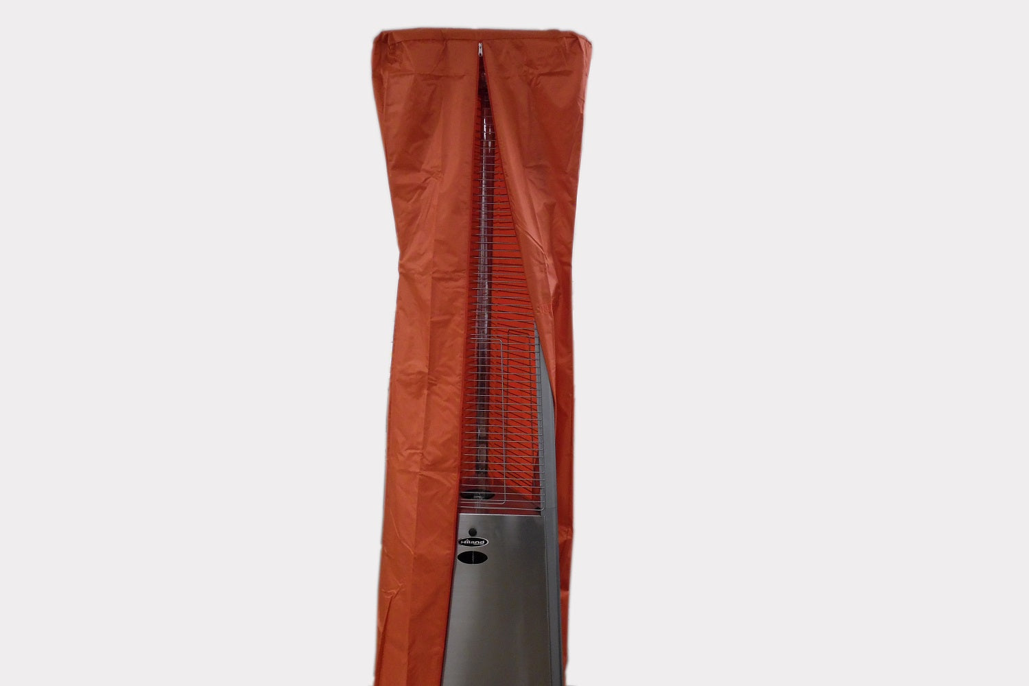AZ Patio Heaters Triangle Glass Tube Patio Heater Cover in Paprika / Silver