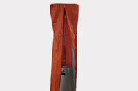 AZ Patio Heaters Triangle Glass Tube Patio Heater Cover in Paprika / Silver