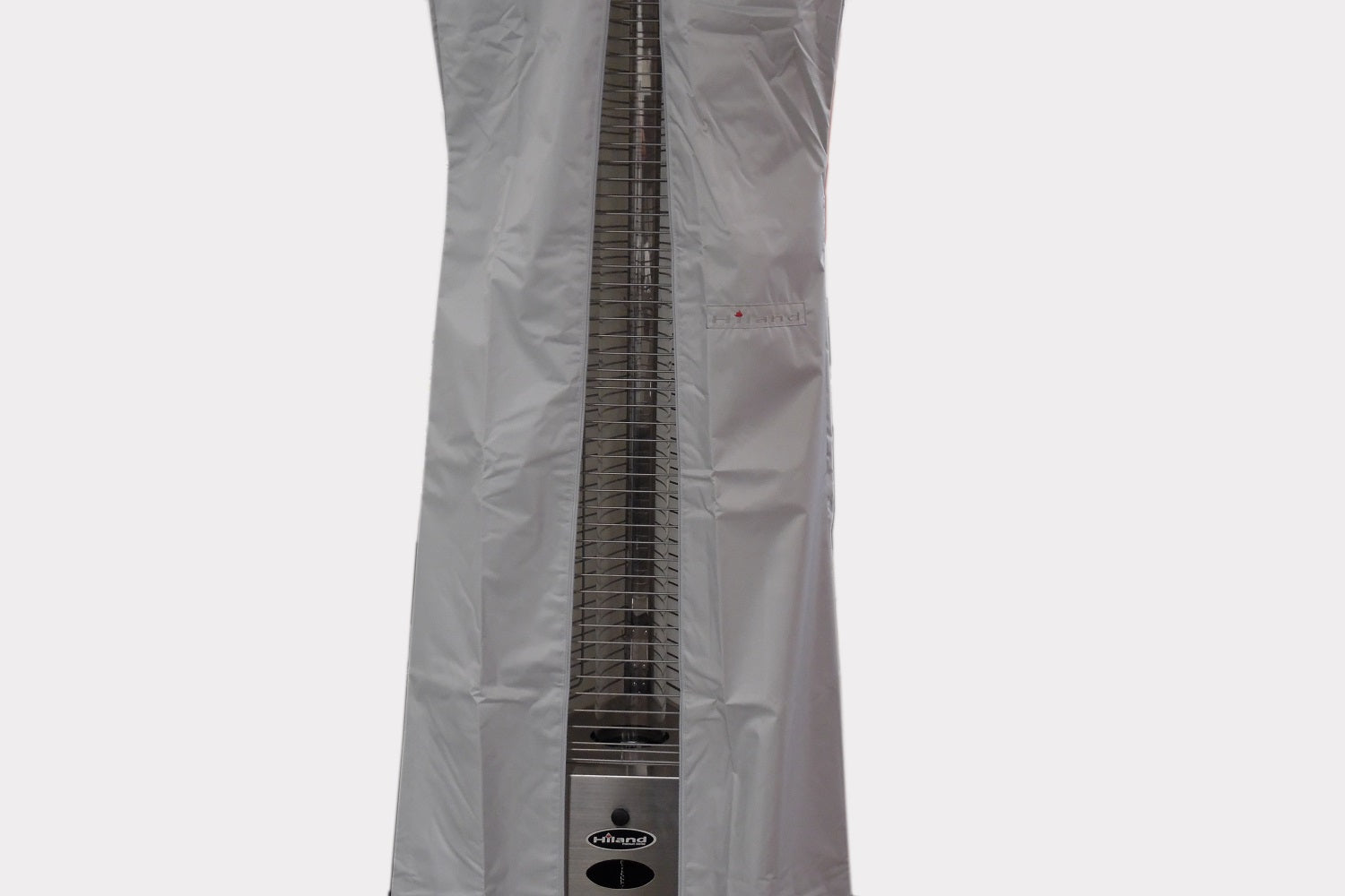 AZ Patio Heaters Triangle Glass Tube Patio Heater Cover in Paprika / Silver