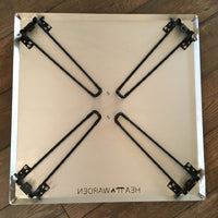 AZ Patio Heaters Heat Warden Fire Pit Heat Deflector in Stainless Steel