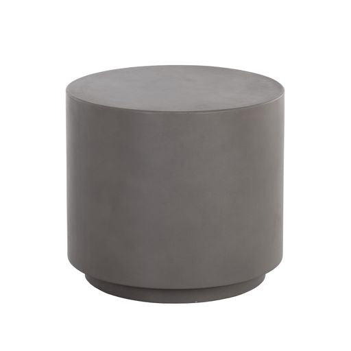 Sunpan Rubin End Table Black / Grey / Terrazzo