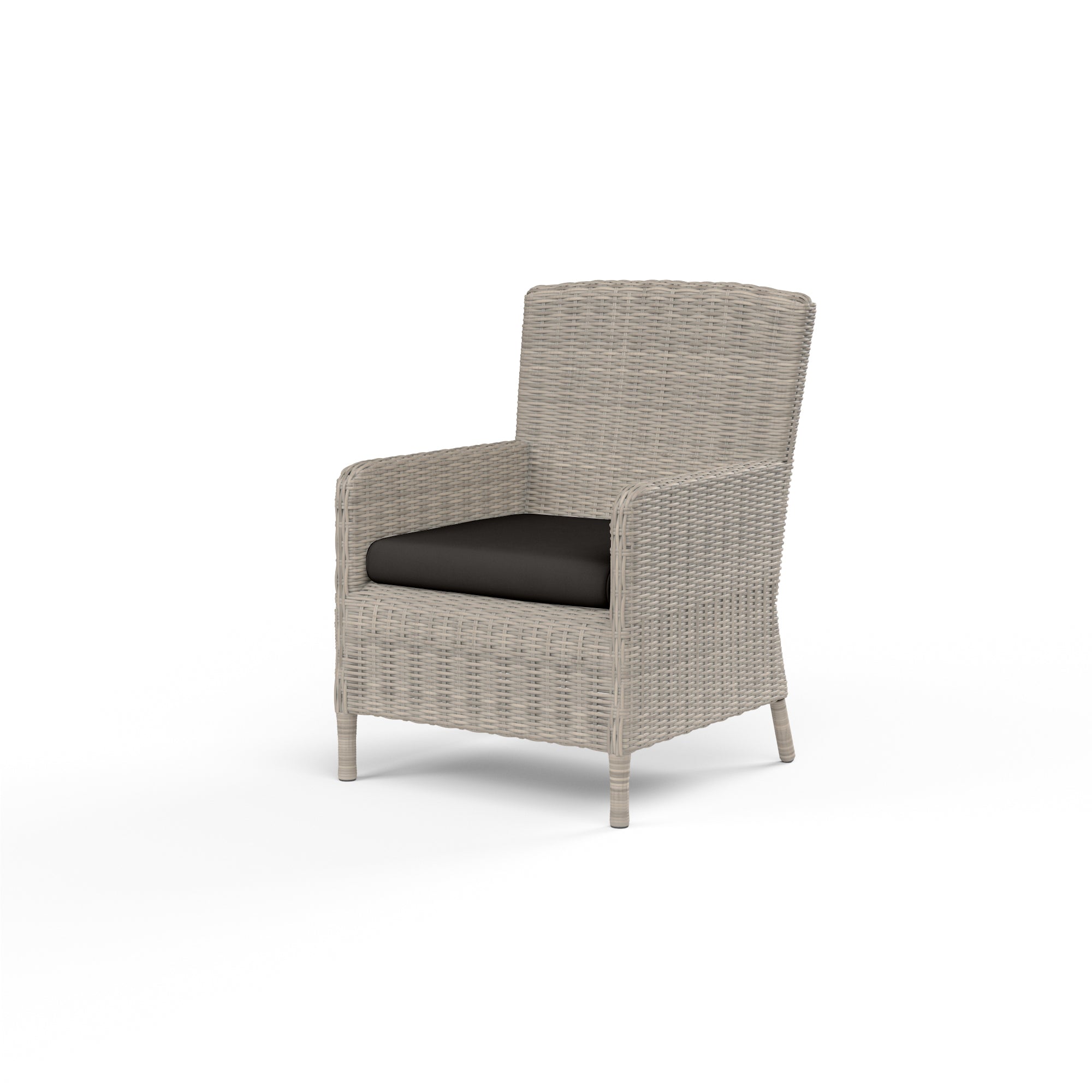 Sunset West Manhattan Wicker Dining Chair with Cushion