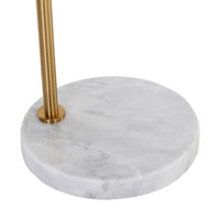 Sunpan Vern Floor Lamp in Black/Brass