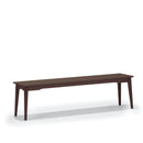 Greenington Currant Long Bench, Caramelized / Black Walnut