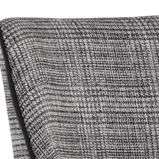 Sunpan Ragona Lounge Chair Grey Oak-Naya Check Black / Light Grey Oak-Naya Check Light Grey