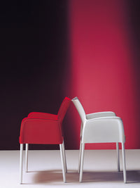 Florida Seating Polypropylene Shell With Aluminum Legs Side Chair - ICE-A