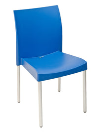 Florida Seating Polypropylene Shell With Aluminum Legs Side Chair - WIC-10