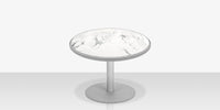 DecoScapes Iconic Porcelain Insert 48'' Diameter Dining Table Top