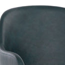 Sunpan Hensley Dining Armchair in Dark Teal / Dawn Grey / Hazelnut / Mina Warm Grey