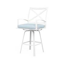 Sunset West Bristol Swivel Barstool with Cushion
